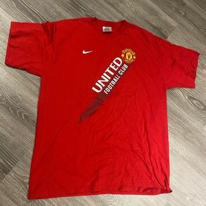 Y2K early 2000s Nike Team Manchester United Tee